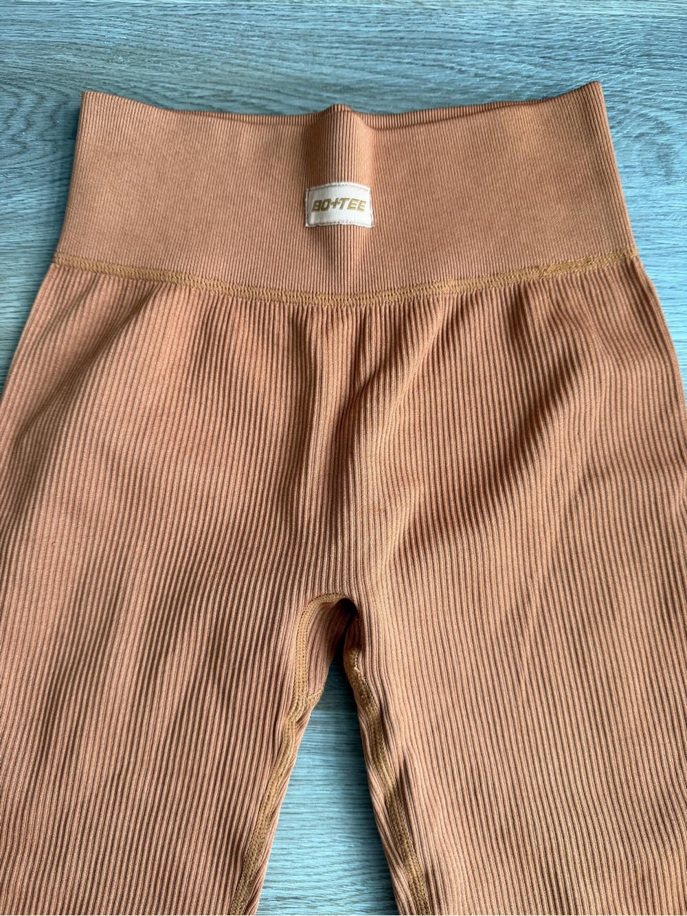 Bo+Tee Ribbed Seamless Leggings - Picture 3 of 7